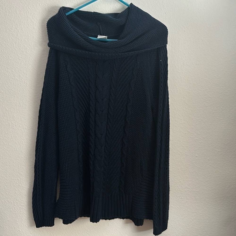 Cabi sweater cowl neck size medium